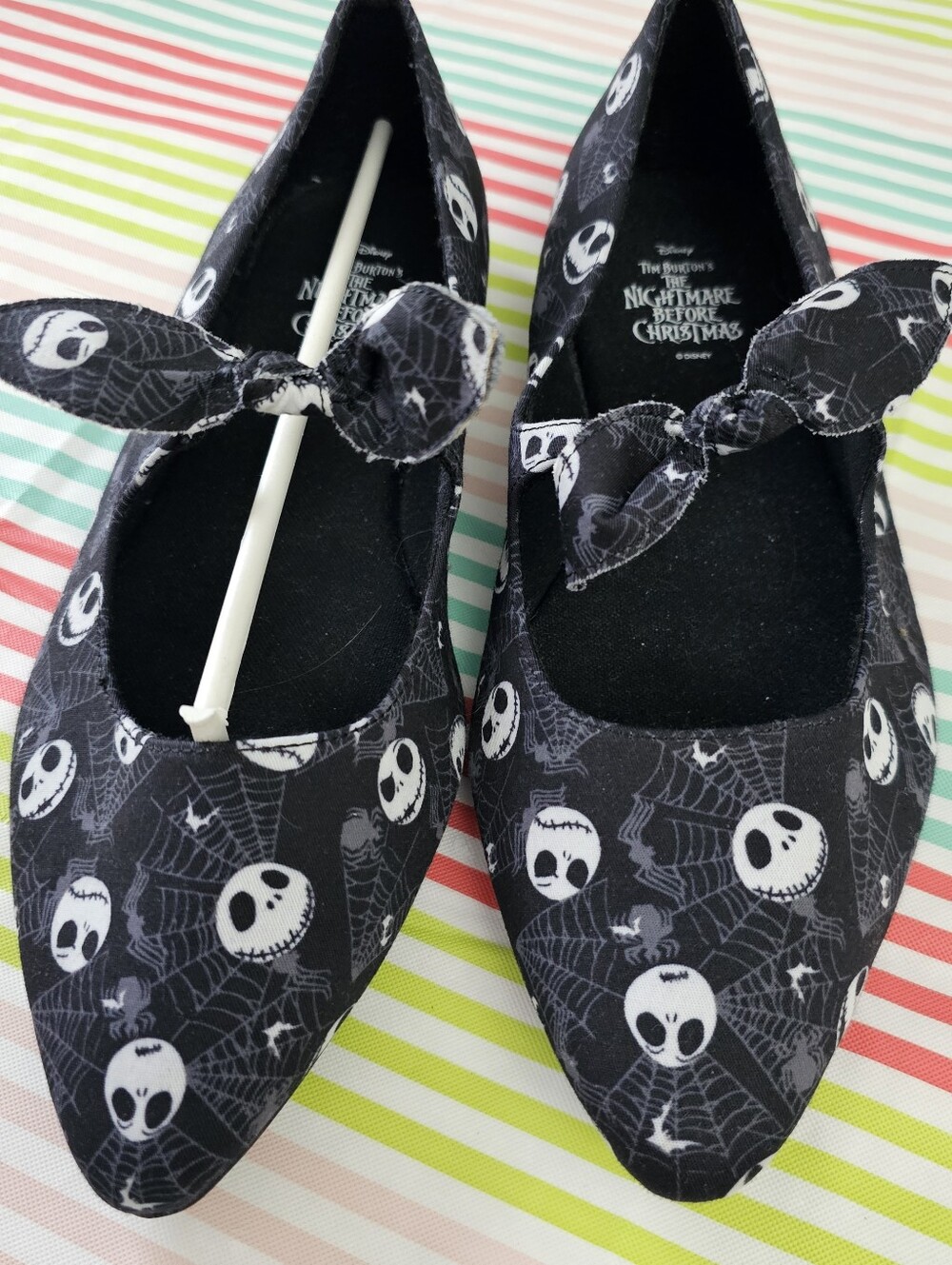 Disney Nightmare Jack Skellington Flats US 10WW